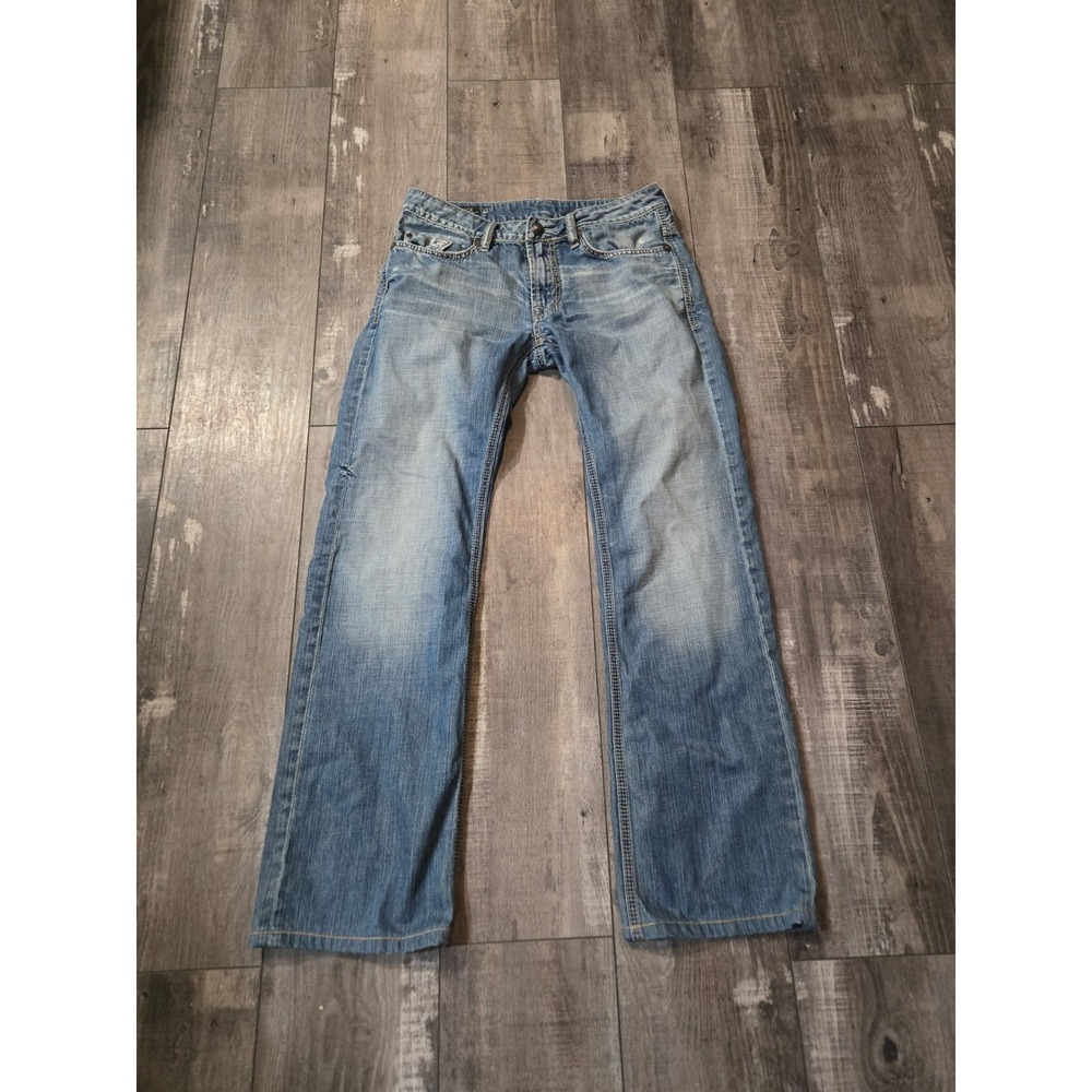 Buffalo David Bitton Drymor Mens Jeans 29x32 Blue Denim Pants Faded Distressed